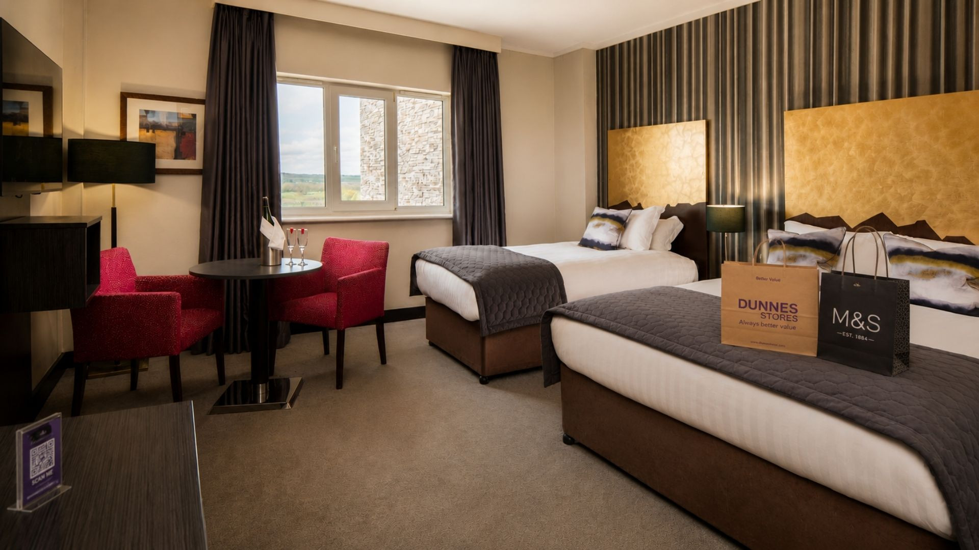 Accessible hotel room in Talbot Hotel Carlow